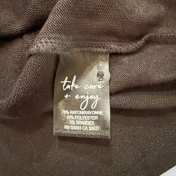 NIC + ZOE NZT SWEET DREAMS CONVERTIBLE SLEEVE SHIRT - Black Onyx Plus 1X - Picture 15 of 15